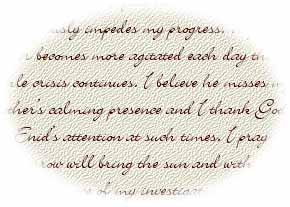 Extract from Daniel's Journal